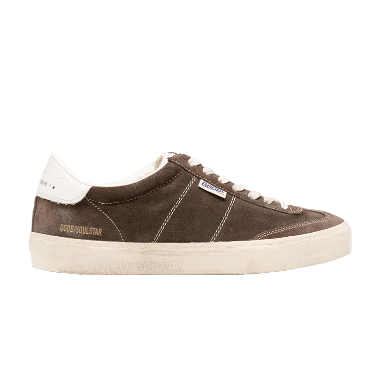 Golden Goose Soul-Star 'Dark Brown Milky' — Black/Yellow