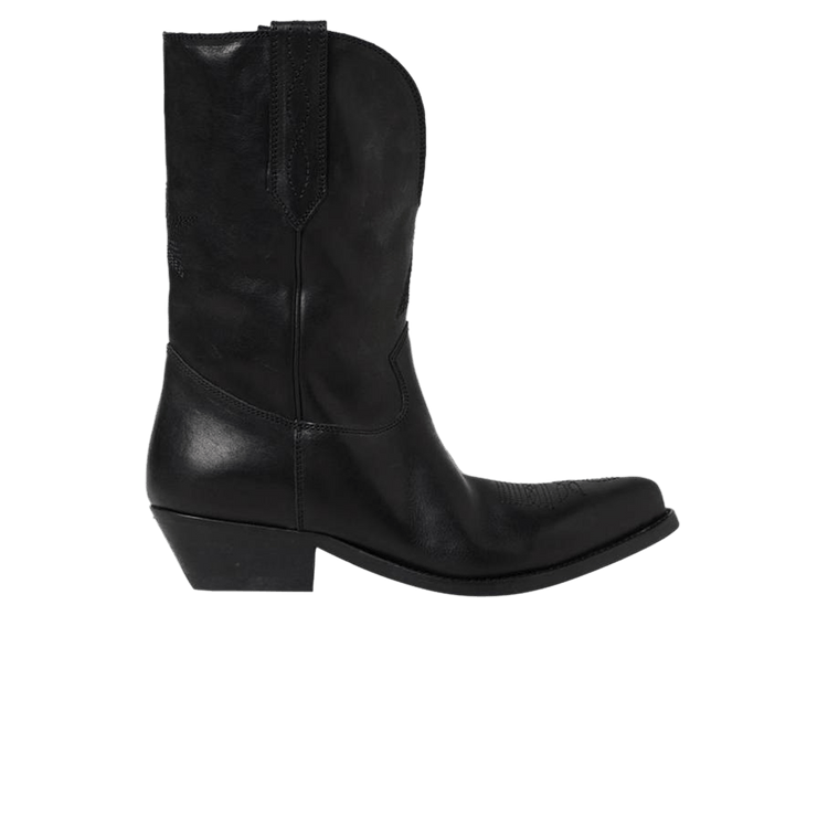 Golden Goose Low Wish Star Boot 'Black' — Black