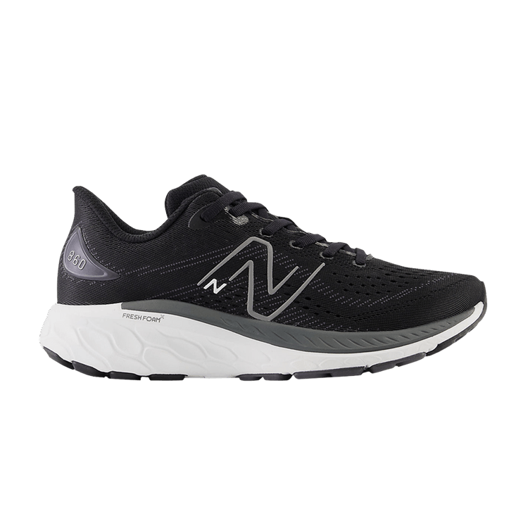 New Balance Fresh Foam X 860v13 Big Kid Wide 'Black Magnet' — Black/White/Magnet