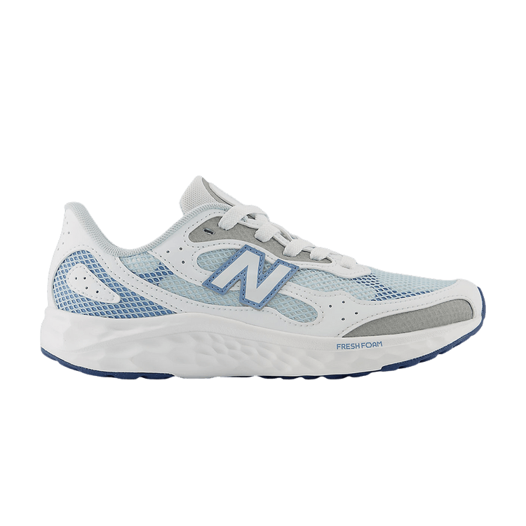 New Balance Fresh Foam Arishi Lux Lace Big Kid 'Frosted Glass Stillwater' — Frosted Glass/White/Stillwater