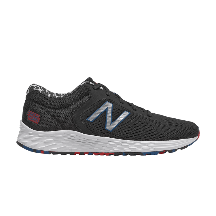 New Balance Arishi v2 Big Kid Wide 'Black Oxygen Blue' — Black/Oxygen Blue/Team Red
