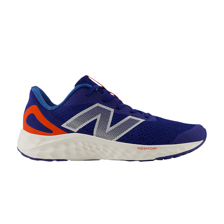 New Balance Fresh Foam Arishi v4 Big Kid 'Inkwell Neo Flame' — Inkwell/Neo Flame/Silver Metallic