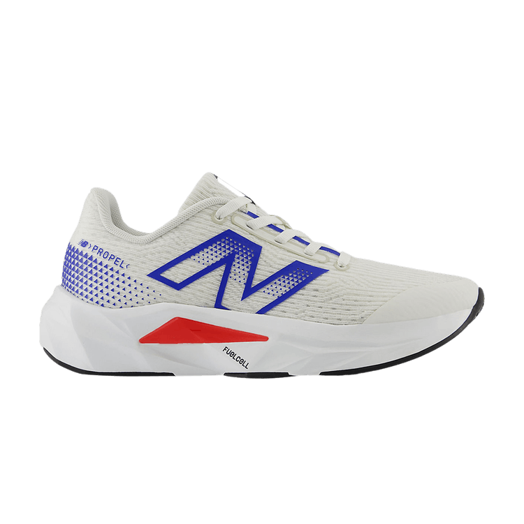 New Balance FuelCell Propel v5 Big Kid 'Sea Salt Royal True Red' — Sea Salt/Team Royal/True Red