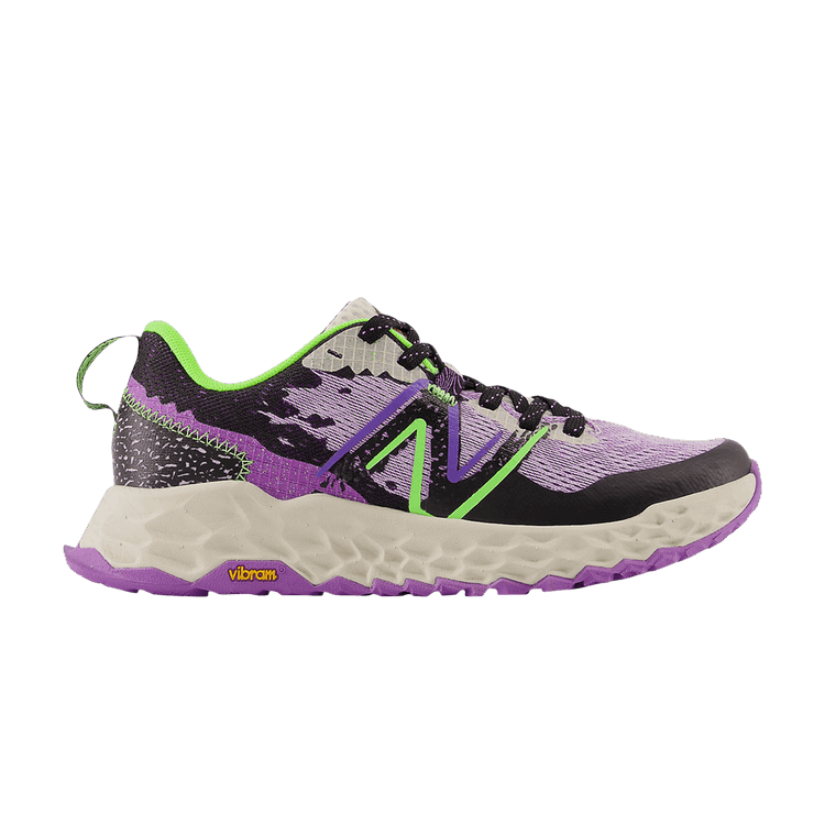 New Balance Fresh Foam Hierro v7 Big Kid 'Electric Purple Pixel Green' — Moonbeam/Pixel Green