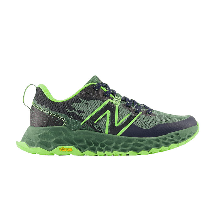 New Balance Fresh Foam Hierro v7 Big Kid Wide 'Jade Pixel Green' — Jade/Pixel Green