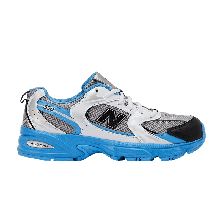 New Balance 530 Big Kid 'Silver Azure' DTLR Exclusive — Silver/Azure/Black