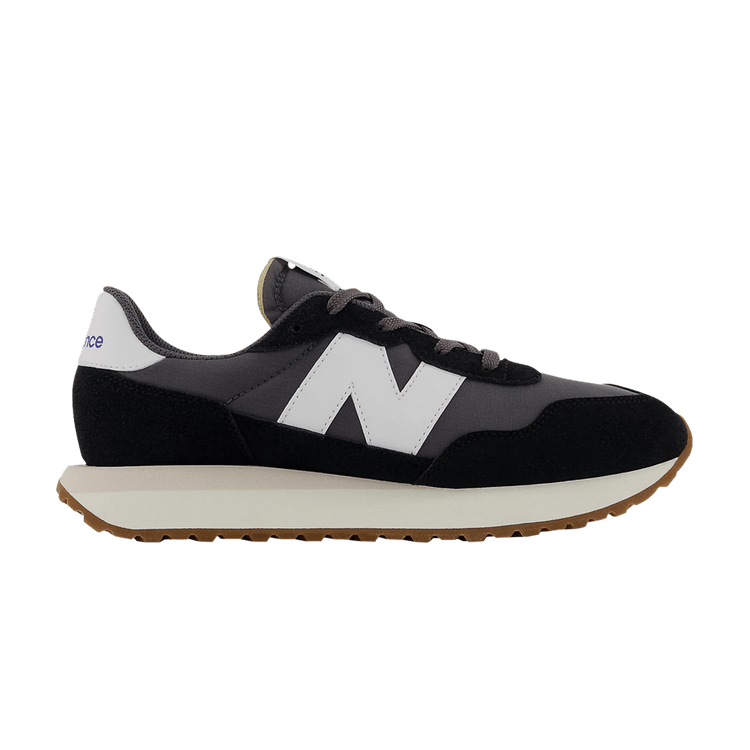 New Balance 237 Big Kid Wide 'Black Moonbeam' — Black/Moonbeam