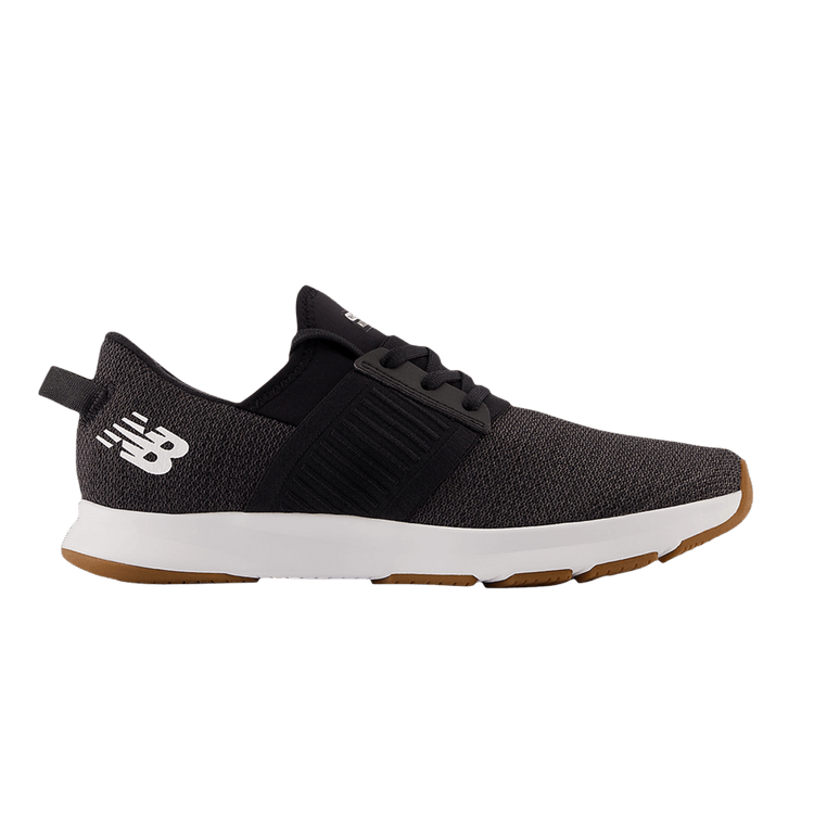 New Balance Dynasoft Nergize v3 Slip On Big Kid Wide 'Black White Gum' — Black/White