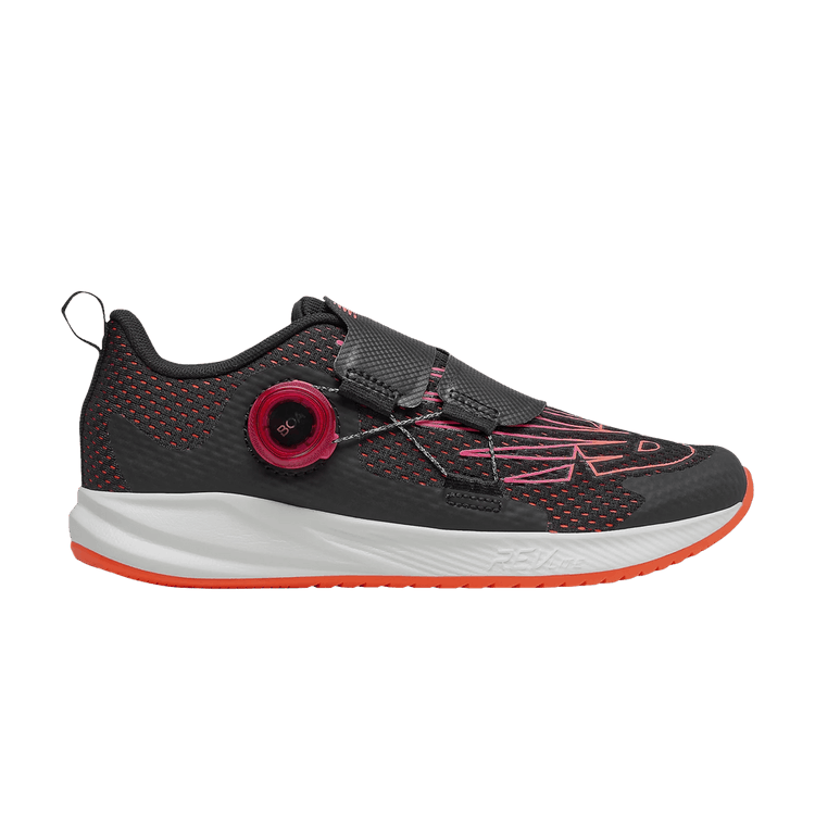 New Balance FuelCore Reveal BOA Big Kid Wide 'Black Dynomite' — Black/Dynomite/Pink Glow