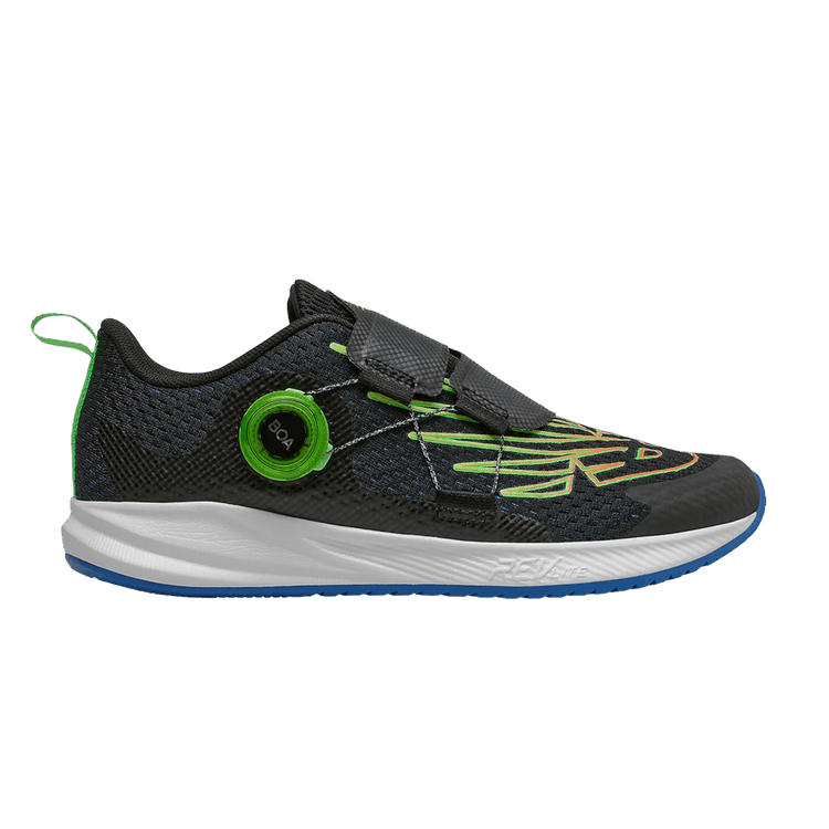 New Balance FuelCore Reveal BOA Big Kid Wide 'Black Hi-Lite' — Black/Laser Blue/Dynomite/Hi-Lite