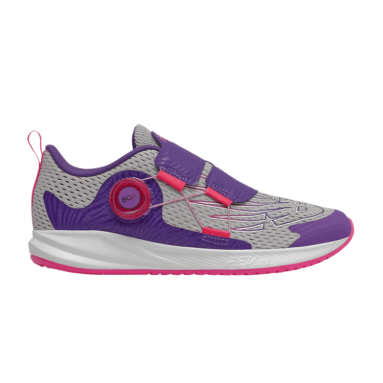 New Balance FuelCore Reveal BOA Big Kid Wide 'Rain Cloud Prism Purple' — Rain Cloud/Pink Glow/Prism Purple