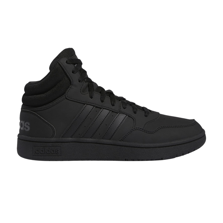 Adidas Hoops 3.0 Mid 'Black Grey' — Core Black/Core Black/Grey Six