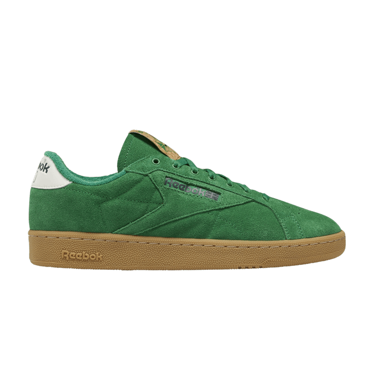 Reebok Club C 85 Grounds 'Dart Board - Glen Green' — Glen Green/Vector Red/Gum