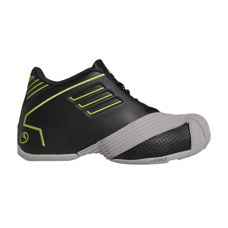 Adidas T-Mac 1 J 'Black Team Mid Grey' — Core Black/Team Mid Grey/Semi Solar Slime