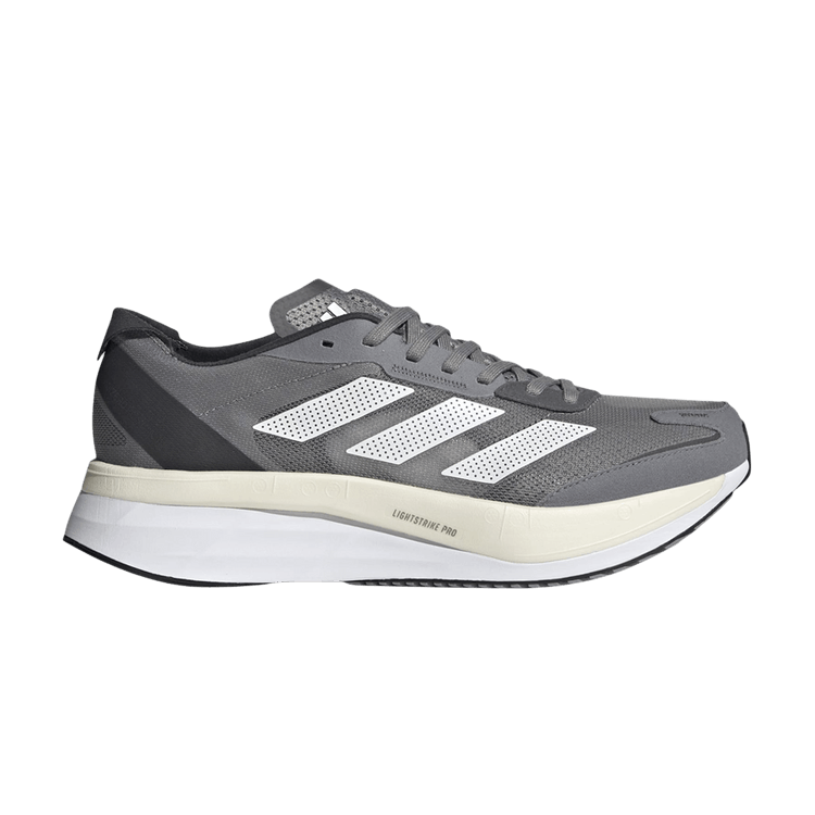 Adidas Adizero Boston 11 'Grey Zero Metallic' — Grey Three/Zero Metallic/Carbon