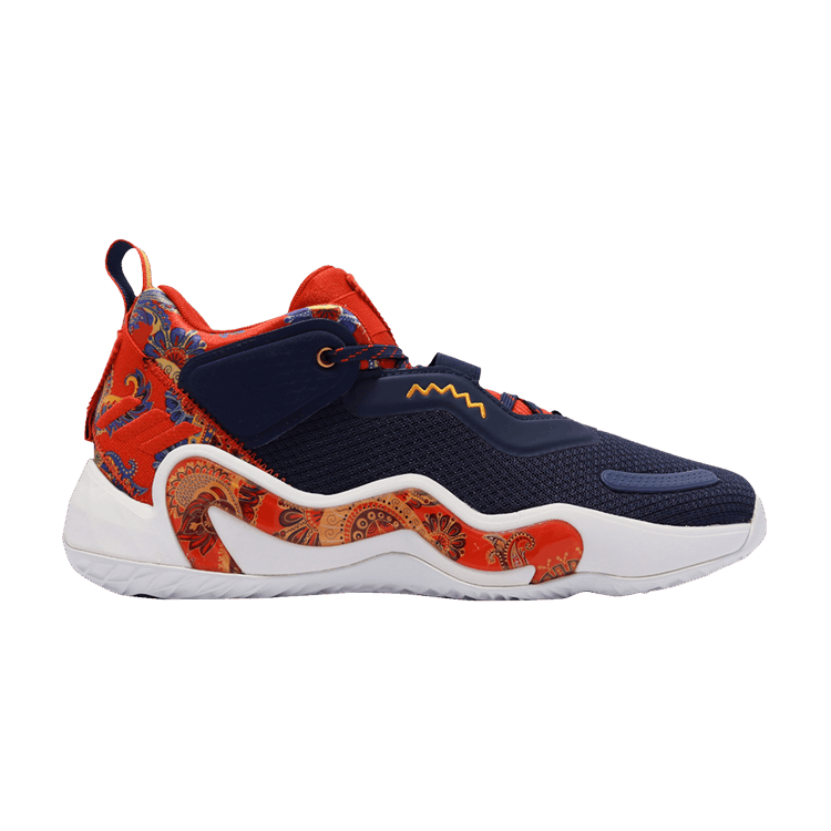 Bel-Air Athletics x adidas D.O.N. Issue #3 GCA Wide 'The Blazer' — Dark Blue/Red/Team Collegiate Gold