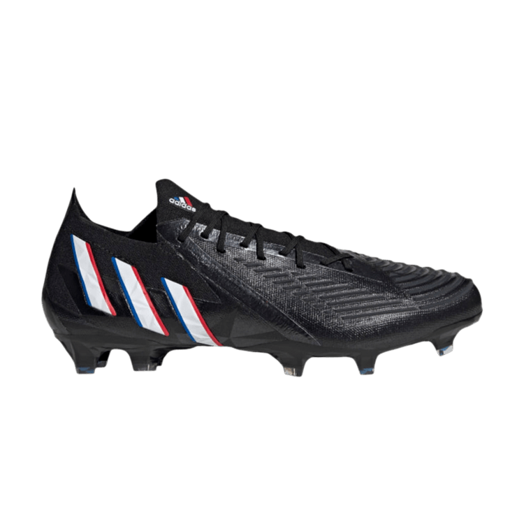 Adidas Predator Edge.1 Low FG 'Edge of Darkness' — Core Black/Cloud White/Vivid Red