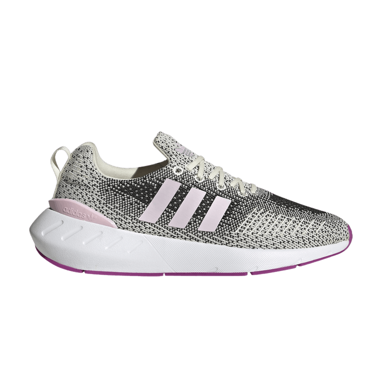 Adidas Wmns Swift Run 22 'Cream Black Clear Pink' — Wonder White/Wonder White/Core Black
