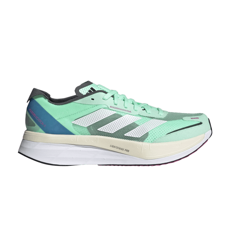 Adidas Adizero Boston 11 'Pulse Mint' — Pulse Mint/Cloud White/Crystal White