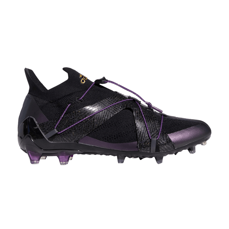 Marvel x adidas Adizero Primeknit Cleats 'Black Panther' — Core Black/Gold Metallic/Tribe Purple