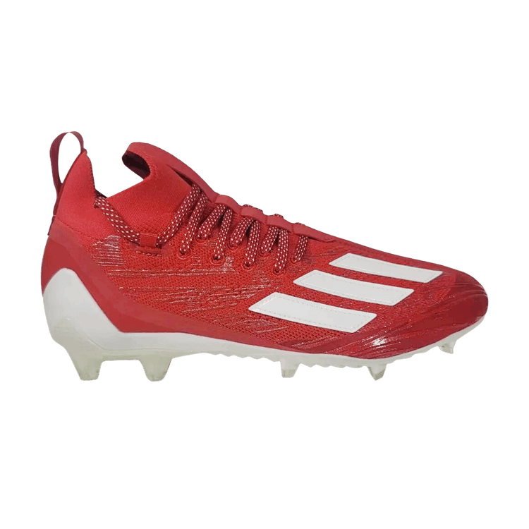 Adidas Adizero Primeknit Cleats 'Red' — Red