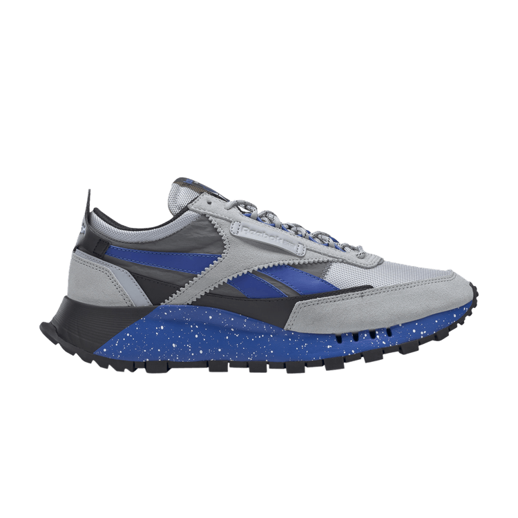 Reebok Classic Leather Legacy 'Grey Court Blue Speckle' — Pure Grey 3/Court Blue/Cold Grey 2
