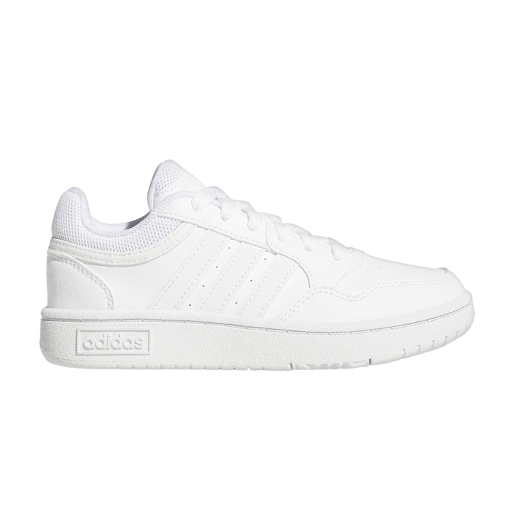 Adidas Hoops 3.0 J 'Triple White' — Cloud White/Cloud White/Cloud White