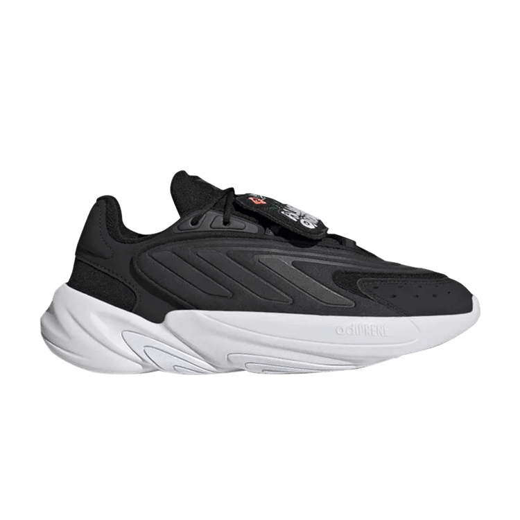 Adidas Wmns Ozelia 'Black White' — Core Black/Cloud White/Acid Red