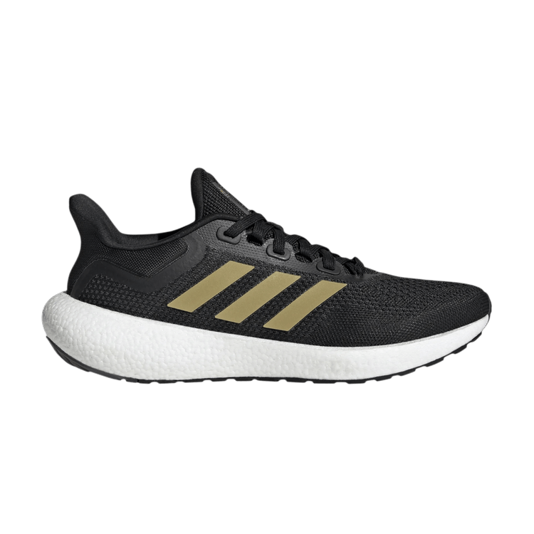 Adidas Wmns PureBoost 22 'Black Gold Metallic' — Core Black/Gold Metallic/Carbon