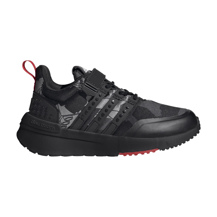LEGO x adidas Racer TR Little Kid 'Grey Black' — Grey Three/Core Black/Red