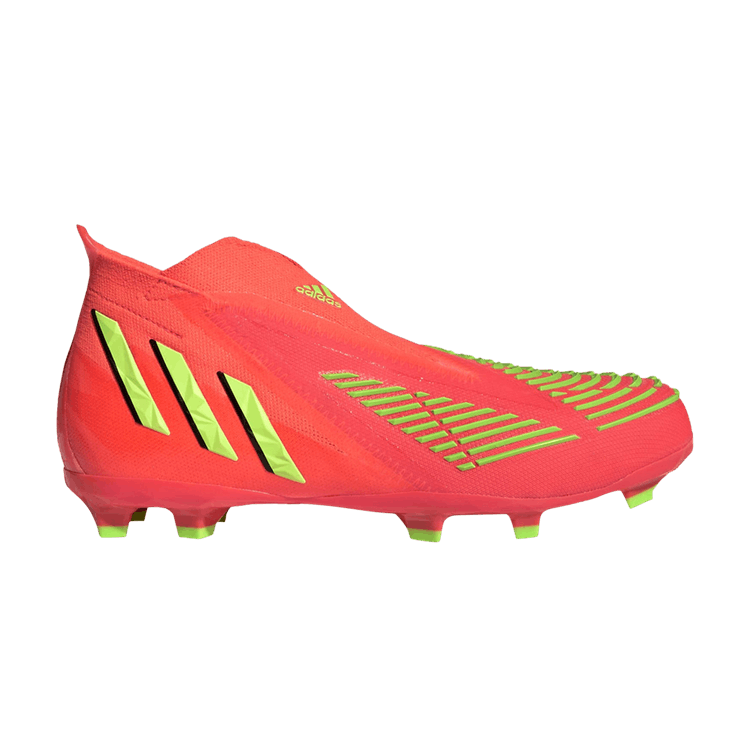 Adidas Predator Edge+ FG J 'Game Data Pack' — Solar Red/Solar Green/Core Black