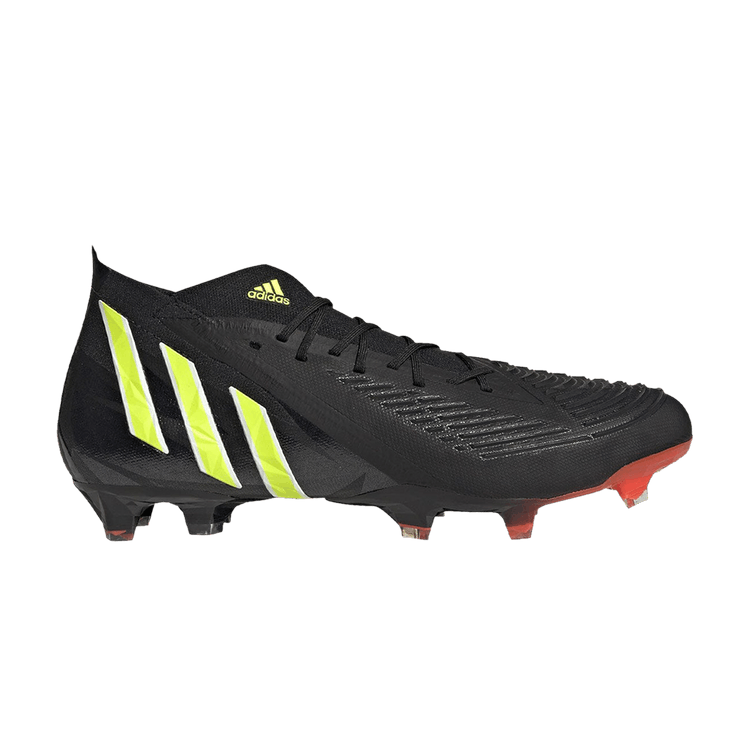Adidas Predator Edge.1 FG J 'Shadowportal Pack' — Core Black/Team Solar Yellow/Solar Red