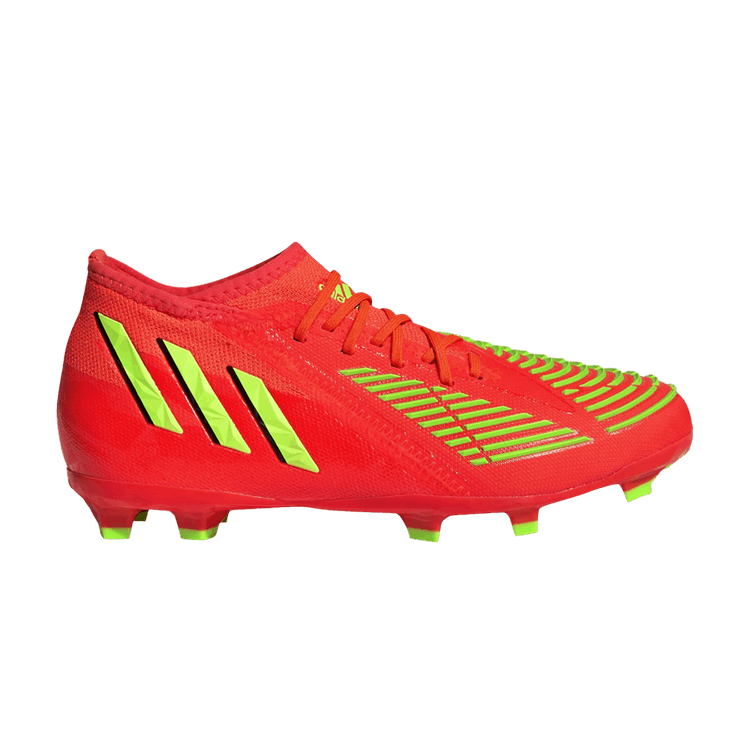 Adidas Predator Edge.1 FG J 'Game Data Pack' — Solar Red/Solar Green/Core Black