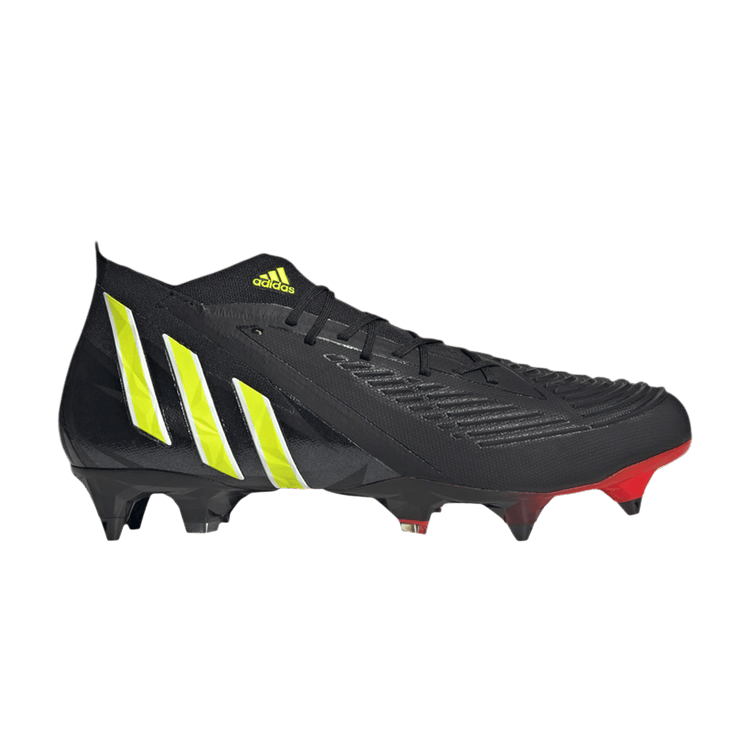 Adidas Predator Edge.1 SG 'Shadowportal Pack' — Core Black/Team Solar Yellow/Solar Red