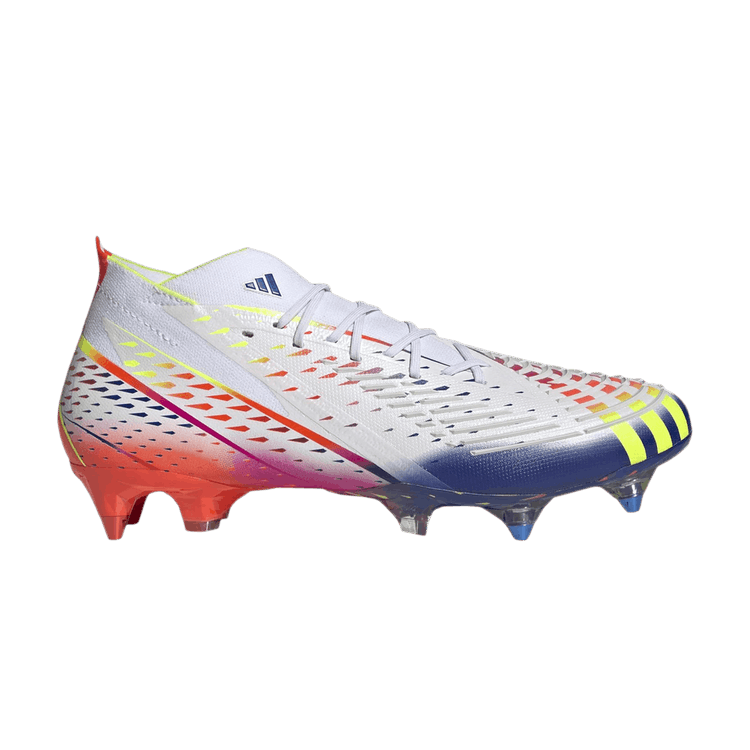 adidas Predator Edge.1 SG 'Al Rihla Pack - White' — Cloud White/Solar Yellow/Power Blue