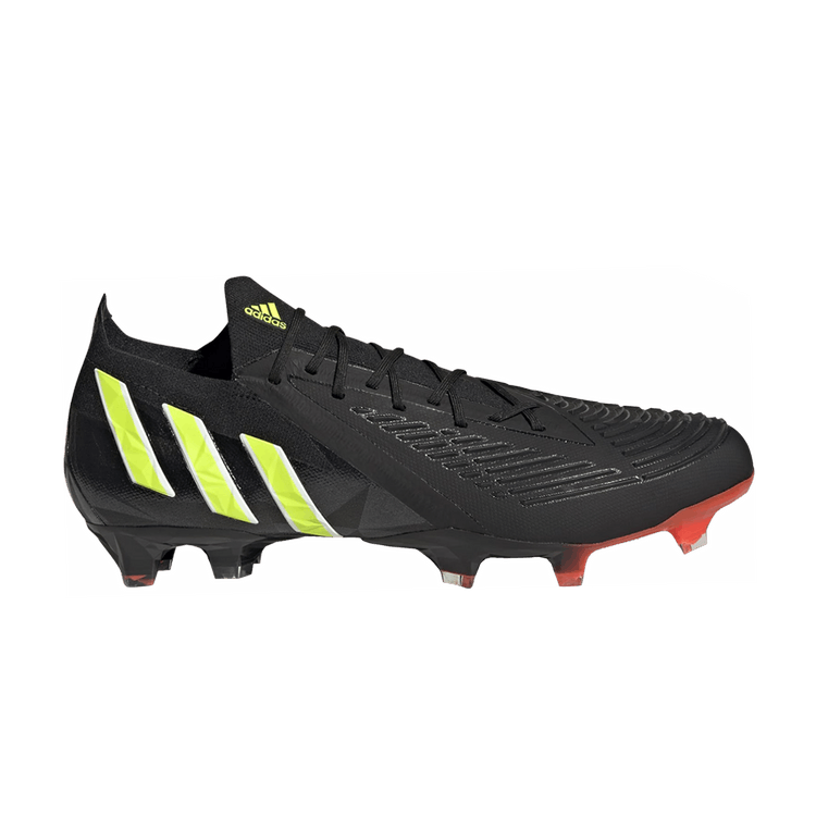 adidas Predator Edge.1 Low FG 'Shadowportal Pack' — Core Black/Team Solar Yellow/Solar Red