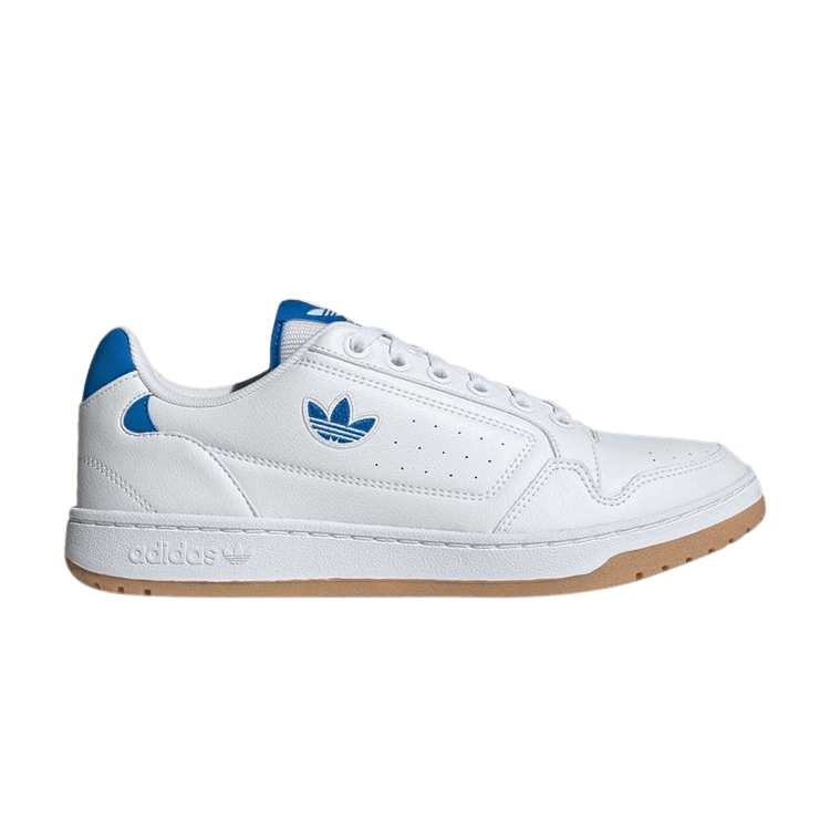adidas Wmns NY 90 'White Bluebird Gum' — Cloud White/Cloud White/Blue Bird