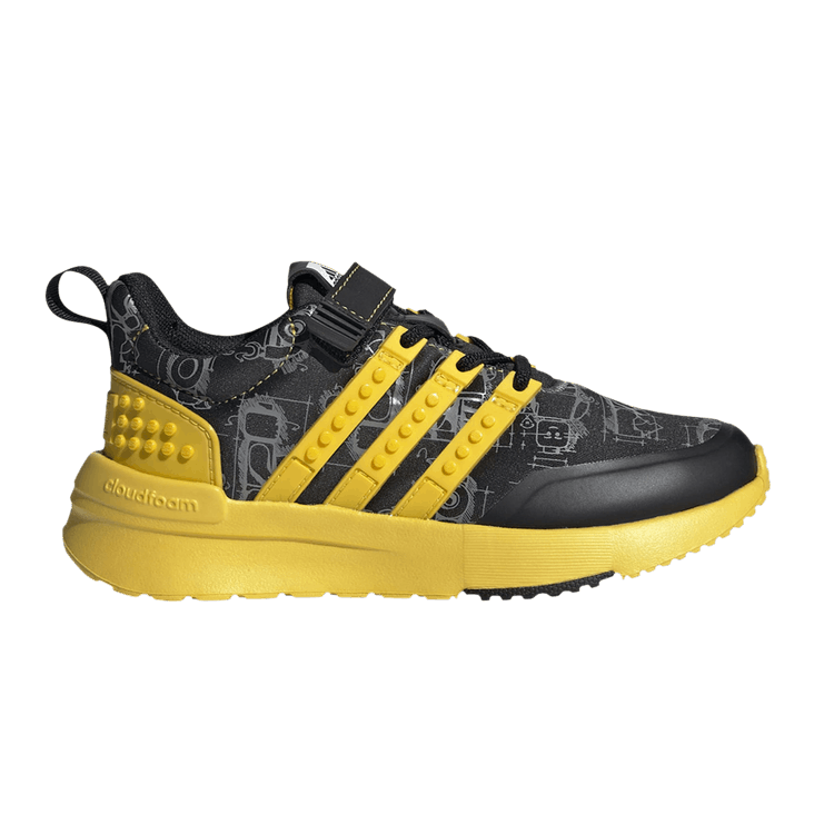 LEGO x adidas Racer TR Little Kid 'Black Equipment Yellow' — Core Black/Equipment Yellow/Grey Three