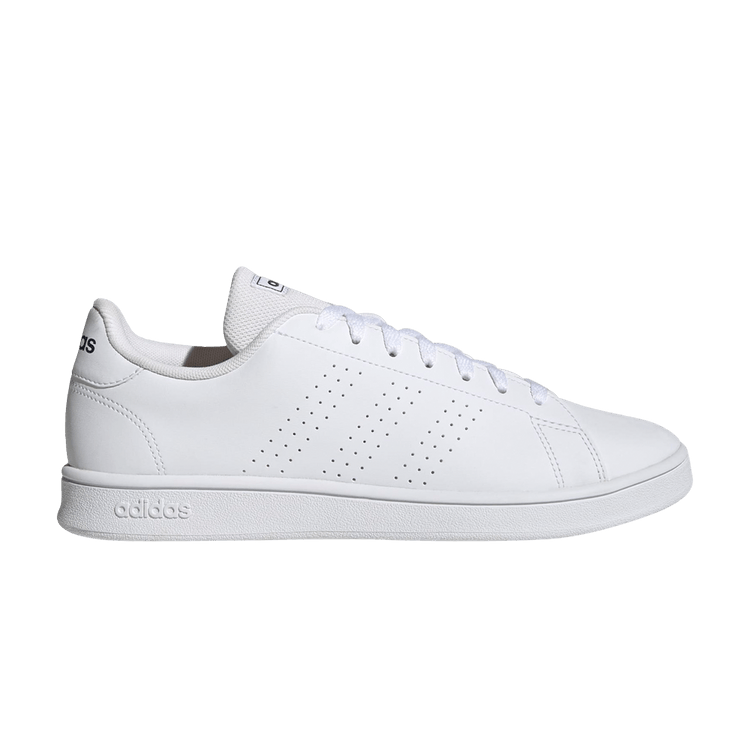Adidas Advantage Base Court 'White Shadow Navy' — Cloud White/Cloud White/Shadow Navy