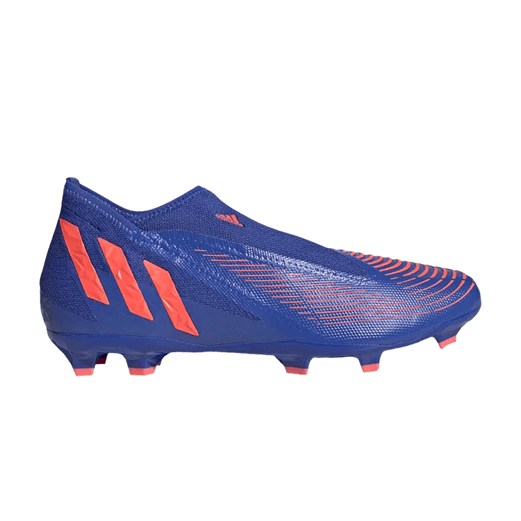 Adidas Predator Edge.3 Laceless FG 'Hi-Res Blue Turbo' — Hi-Res Blue/Turbo/Hi-Res Blue