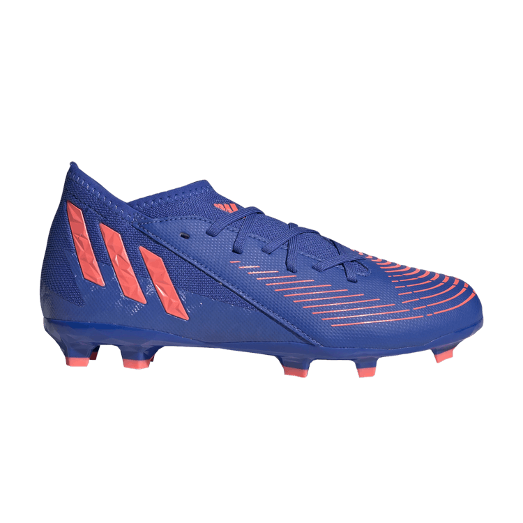 Adidas Predator Edge.3 FG J 'Hi-Res Blue Turbo' — Hi-Res Blue/Turbo/Hi-Res Blue