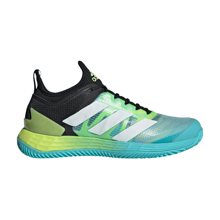 Adidas Wmns Adizero Ubersonic 4 Clay Court 'Black Pulse Lime' — Core Black/Cloud White/Pulse Lime