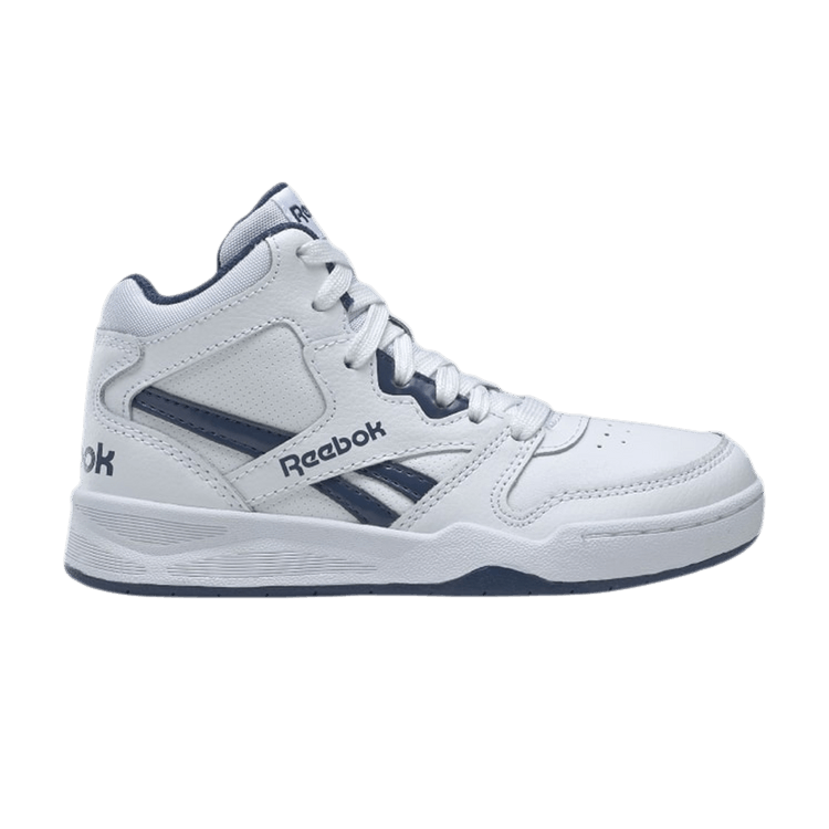 Reebok BB4500 Court Little Kid 'White Batik Blue' — Footwear White/Footwear White/Batik Blue
