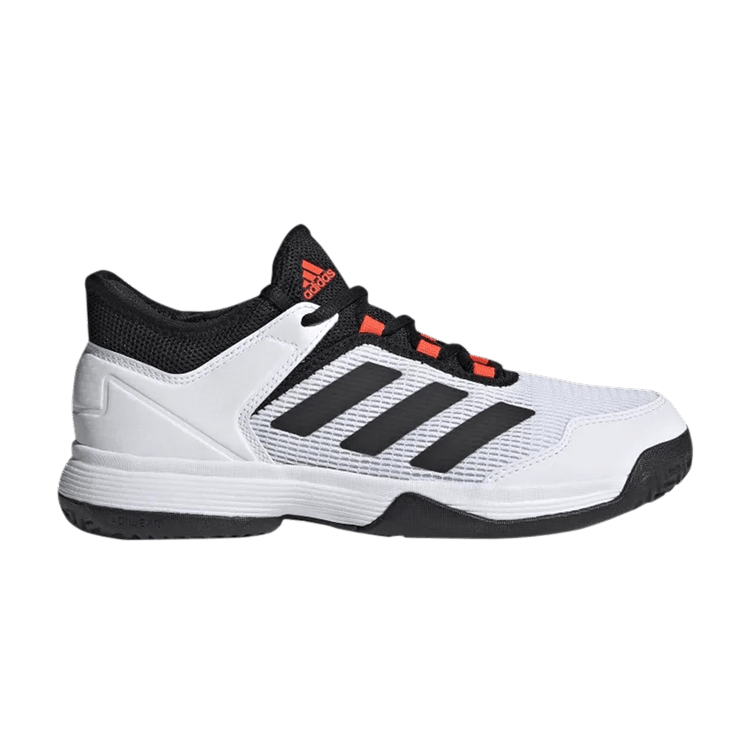 Adidas Adizero Ubersonic 4 J 'White Solar Red' — Cloud White/Core Black/Solar Red