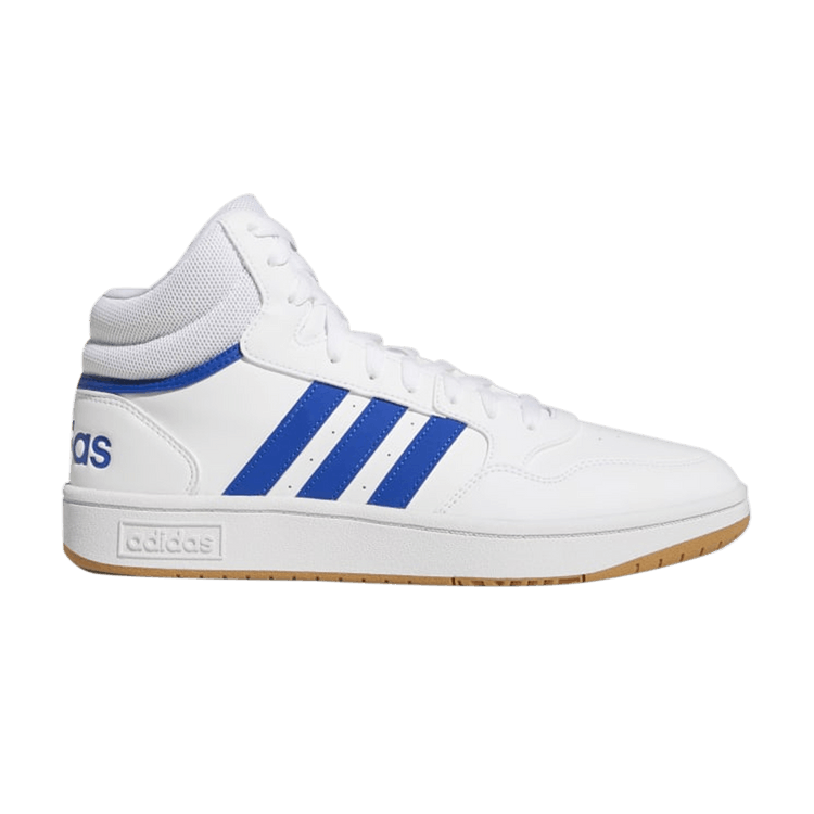 Adidas Hoops 3.0 Mid 'White Royal Blue Gum' — Cloud White/Royal Blue Gum