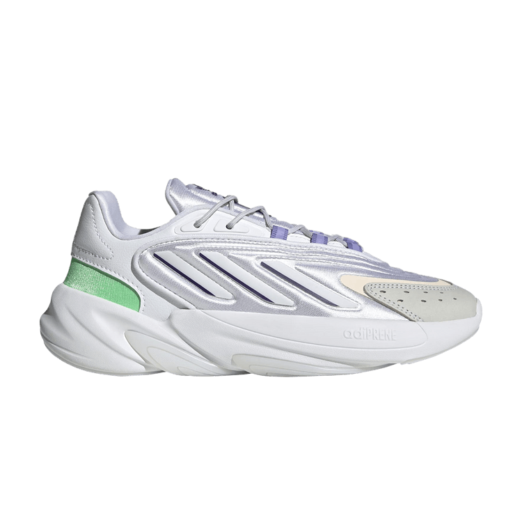 Adidas Wmns Ozelia 'White Purple Green' — Cloud White/Dark Purple/Beam Green