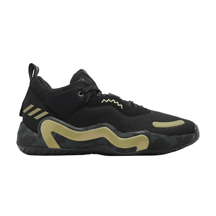 Adidas D.O.N. Issue #3 GCA 'Black Gold Metallic' — Core Black/Gold Metallic/Grey Five