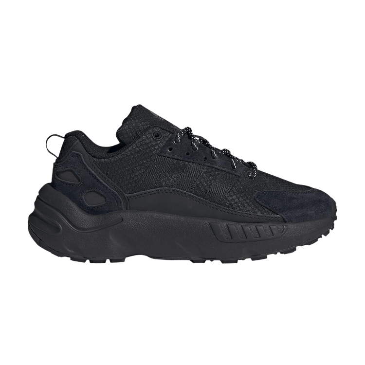 Adidas ZX 22 J 'Triple Black' — Core Black/Core Black/Cloud White