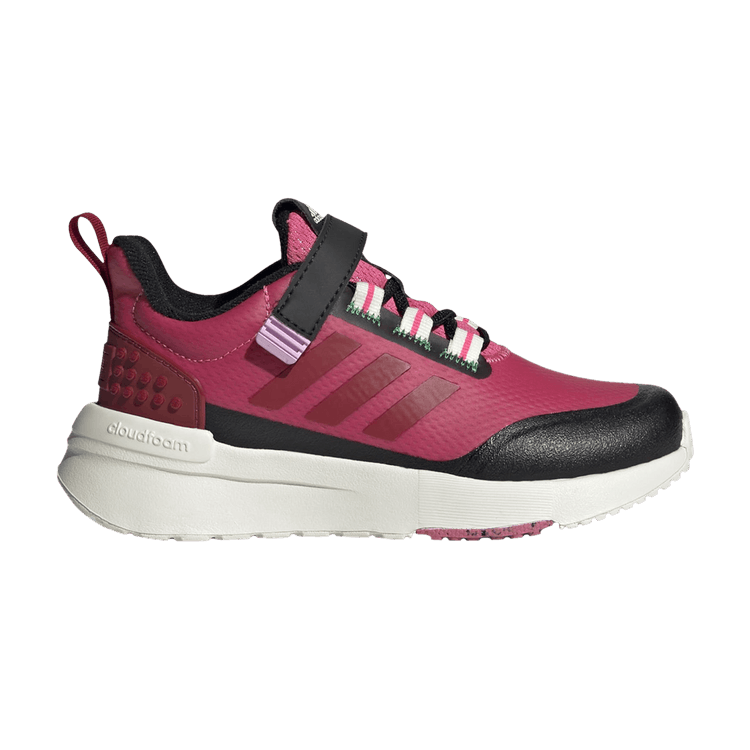 LEGO x adidas Racer TR Little Kid 'Pulse Magenta' — Pulse Magenta/Maroon/Off White