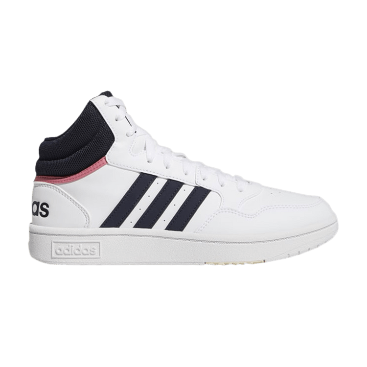 Adidas Wmns Hoops 3.0 Mid 'White Rose Tone' — Cloud White/Legend Ink/Rose Tone